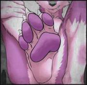 Showing Off The Paw Pads [M]