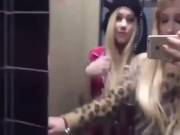 College Step Sisters Getting Naughty In The Washroom 