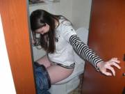 Just A Hint Of Pubic Hair Visible