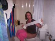 Two Toilet Paper Holders... But Both Are Empty (2 Mic)