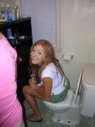 Surprised On The Toilet