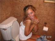 Taking Turns On The Toilet (2 Mic)