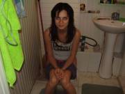 Girl Peeing In The Toilet