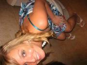 Topview Of Cutie In Dress