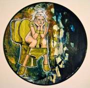 Yolandi Visser On Her Golden Throne.