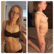 Tiny Wife Two Months Into Being Knocked Up Tits Are Swelling Fast(Had To Repost Accidentally ...