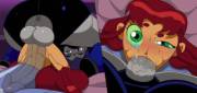 Starfire Deepthroating Starfire (Randomrandom)