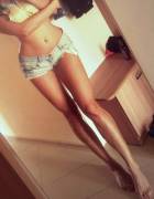 Nice Legs In A Mirror