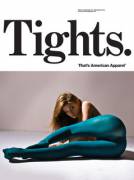 Faye Reagan Modelling Tights For American Apparel