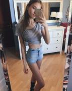 Showing Off Her Progress