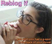 It's Deep Down Your Throat