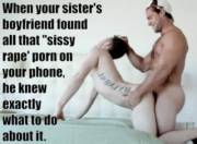 Next Time, He's Gonna Make You Wear A Blonde Wig