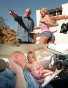 Student Driver Gives Road-Head For A Passing Grade