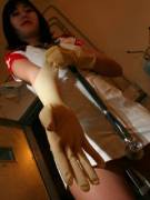 Putting On The Gloves