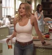 I Want To Fondle Hunter King's Fat Tits In That Tight White Tank Top