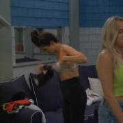 Holly Readjusting Her Bra Changing In The Bathroom Gif