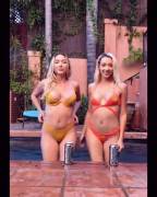 Liz And Julia Showing Off Their Asses