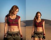 It Would Feel Amazing To Cover Karen Gillans Toned Stomach In A Huge Load Of Cum