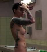 Ruby Rose Topless [Orange Is The New Black]