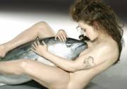 Helena Bonham Carter (And A Fish)