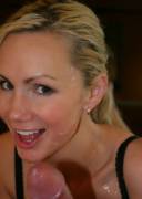 Wife Allie Likes Cum On Her Face :)