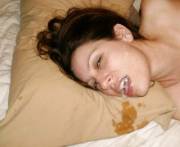 It Was Too Much For Her To Swallow