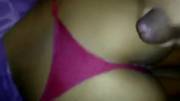 Cumshot On Pink Panties