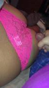 Huge Cumshot On Cute Pink Panties Booty While Sleeping