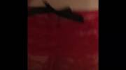 Cumming On Red Lace Panties