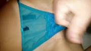 Nice Load On Blue Panties