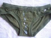 Green Aerie Panties From My Roommate.