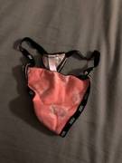 Sisters Petite Pink Thong Got Properly Coated.