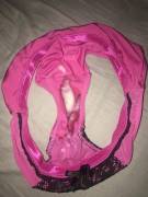 Just Found This Sub:) Here’s A Nice Load I Gave To My Sisters Panties.