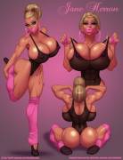 Size Queen Sluts: Jane Herron (Pin-Up) *New*