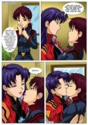 [Img][Mtf] Neon Genesis Evangelion: Misato's New Girlfriend - Palcomix