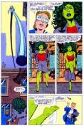 Shulkie Fights Stilt-Man In Nothing But A Chemise [Sensational She-Hulk #4]