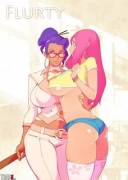 Flurty (Rarity/Fluttershy, Human)