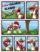 Rose-Colored Glasses [F/F, Rose X Bon Bon, 5 Pages, Artist: Derpah/Marble Soda]