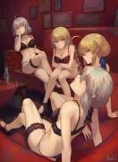 Fate Girls In Lingerie