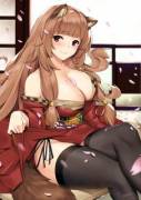 Raphtalia In A Red Kimono