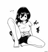 Tsuyu Touching Herself [Skuddbutt]