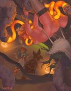 Unlucky Trick-Or-Treater Encounters A Real Halloween Monster