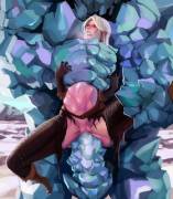 Ciri Gets Destroyed By An Ice Golem