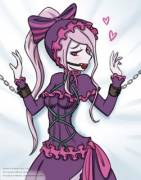 Shalltear Bondage By Stickyscribbles