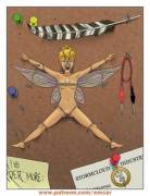 Tinker Bell Pinned To The Bulletin Board (Emcar)