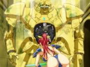 Redhead Warrior Girl Defeated, Displayed, And Defiled