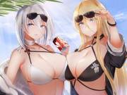 Tirpitz &Amp;Amp;Amp; Bismarck ~ Azur Lane