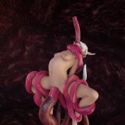 Catgirl Y'shtola Rhul Getting Tentacled