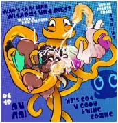 Octodad Does Inkopolis By Sparrow