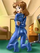 Whoops, She Accidentally Ripped The Cord. Guess She Lives In The Suit Now.